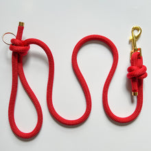 Load image into Gallery viewer, Red Rope Lead