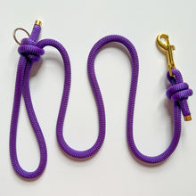 Load image into Gallery viewer, Purple Rope Lead