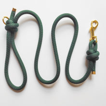 Load image into Gallery viewer, Dark Green Rope Lead