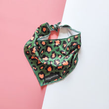 Load image into Gallery viewer, Green Leopard Bandana