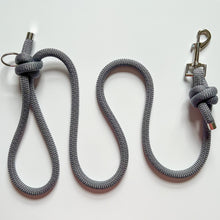 Load image into Gallery viewer, Charcoal Grey Rope Lead
