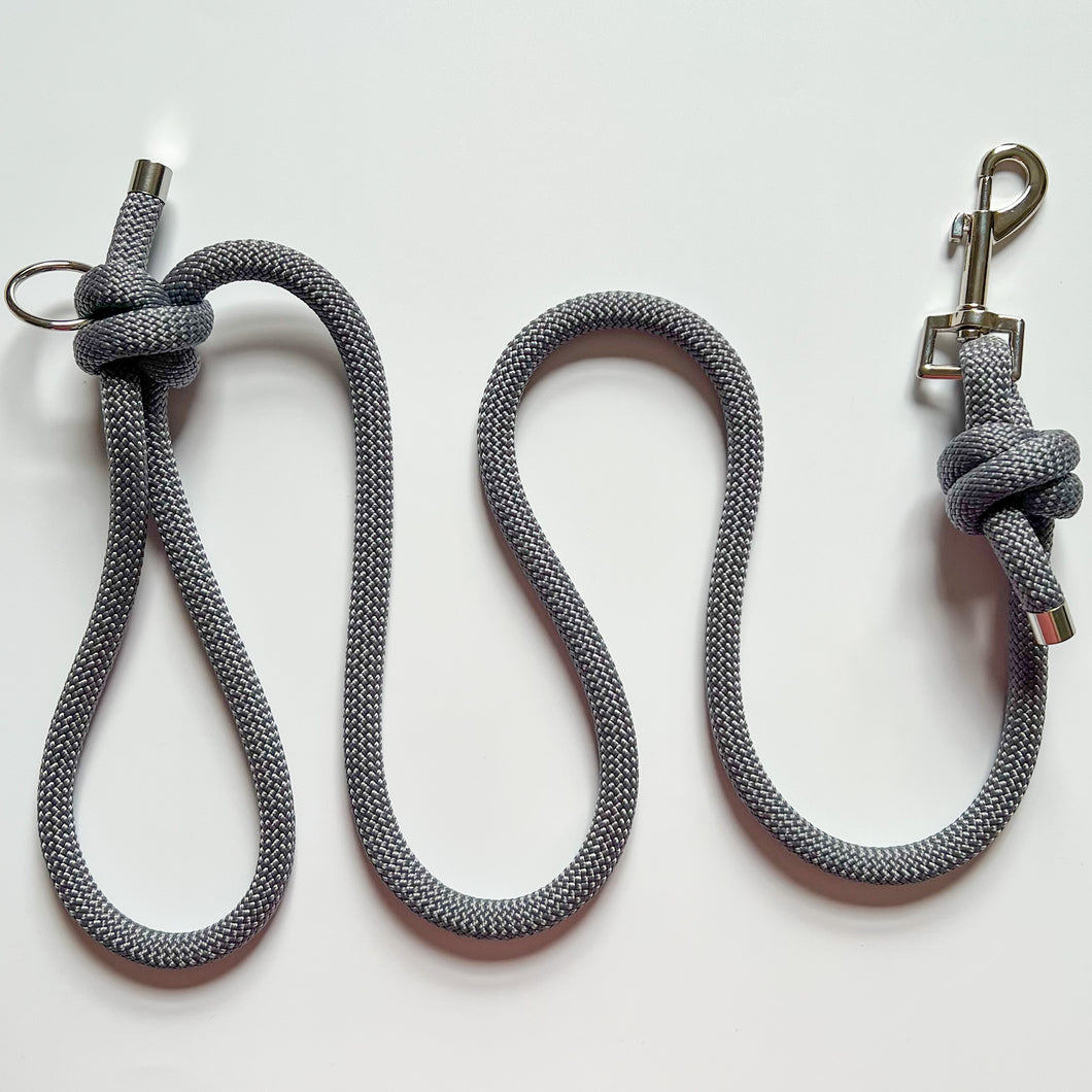 Charcoal Grey Rope Lead