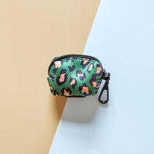 Load image into Gallery viewer, Green Leopard Poo Bag Holder
